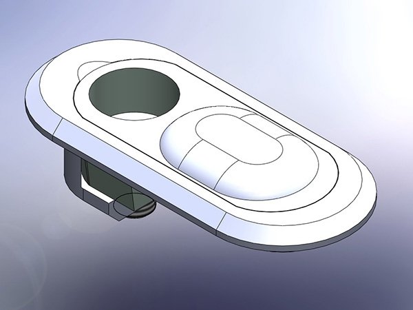 PS-L287 single cable stop guide render