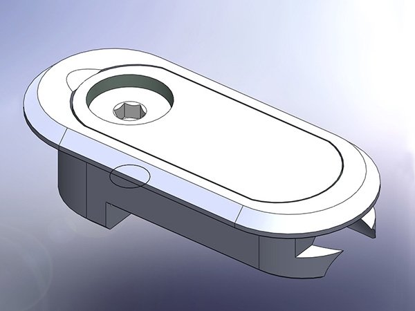 PS-L309 single cable stop guide render
