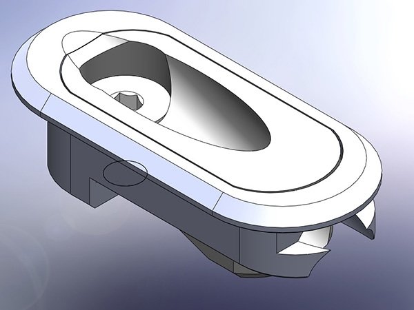 PS-L312 single cable stop guide render