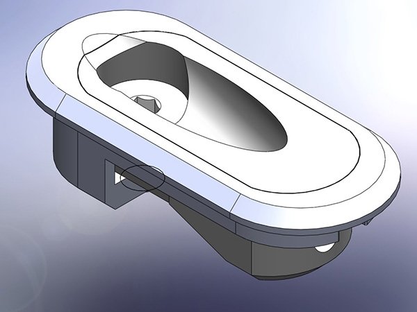 PS-L314 single cable stop guide render