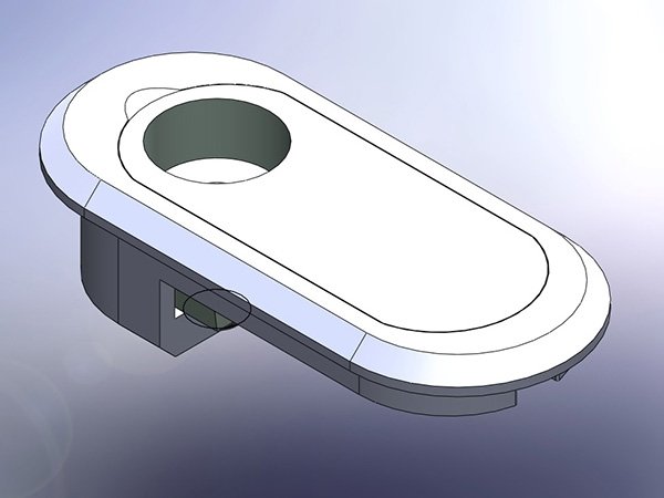 PS-L315 single cable stop guide render