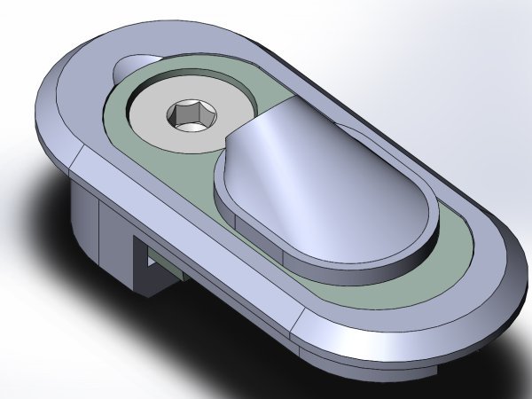 PS-L317 single cable stop guide render