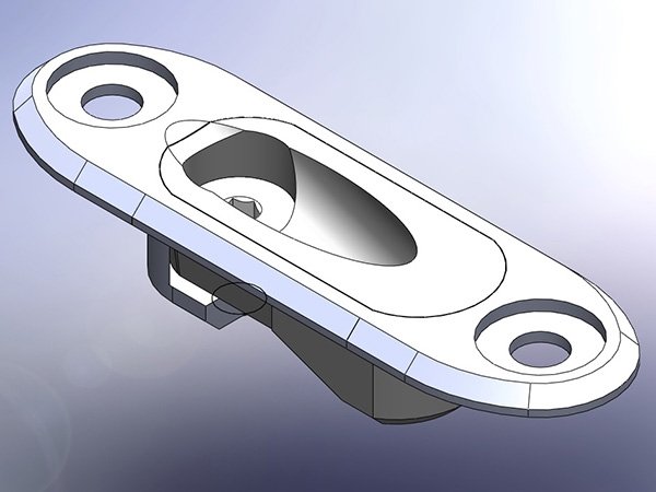 PS-L319 single cable stop guide render