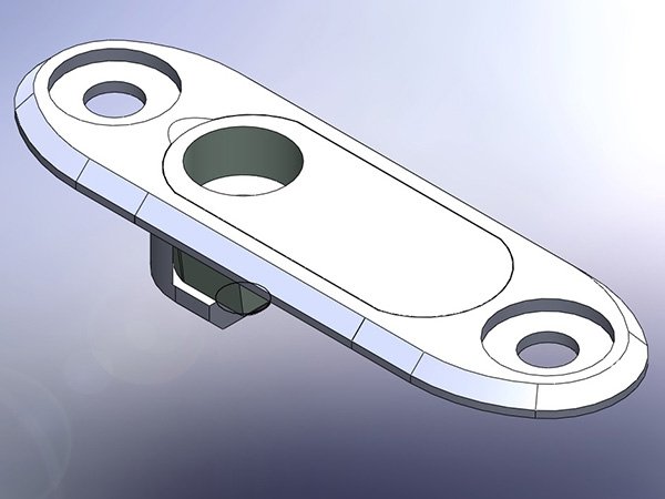 PS-L320 single cable stop guide render