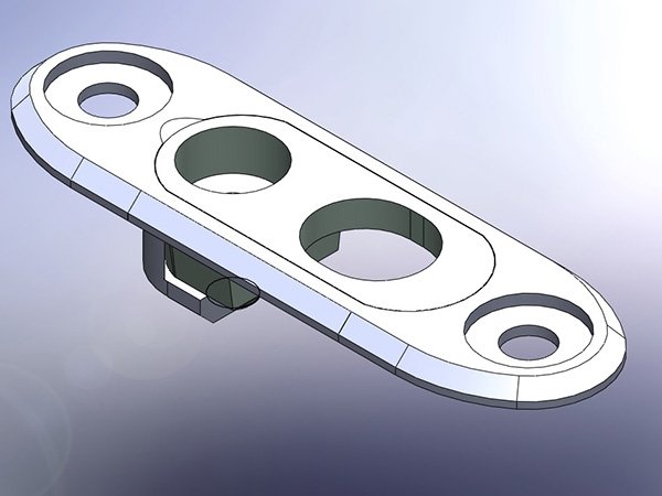 PS-L321 single cable stop guide render
