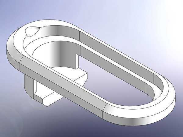 PS-L323 single cable stop guide render