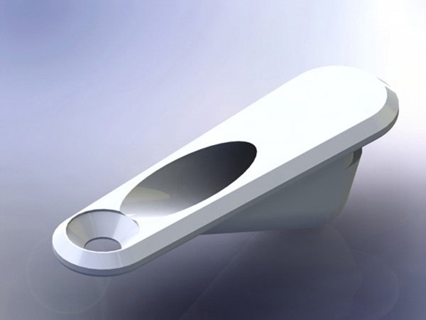 PS-L325 single cable stop guide render