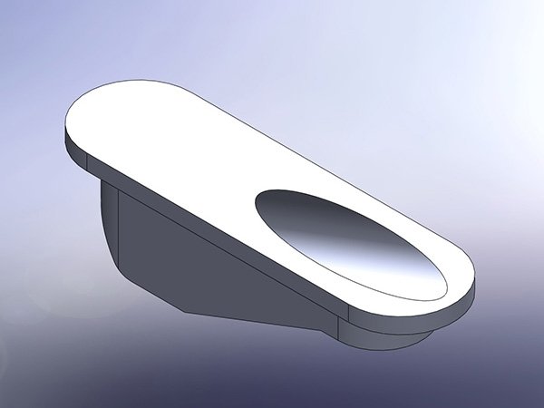 PS-L340 single cable stop guide render