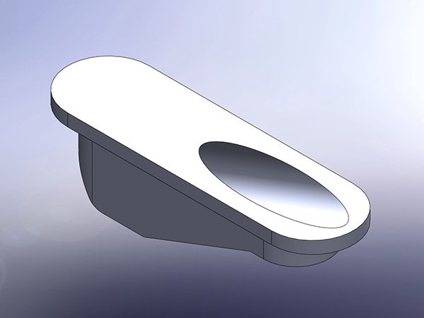 PS-L341 single cable stop guide render