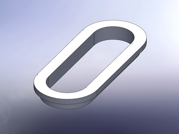 PS-L343 single cable stop guide render