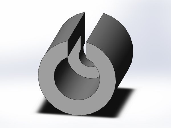 PS-L81 single cable stop guide render
