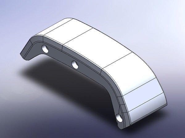 PS-R03 SHIMANO E6000 upper cover motor mount render