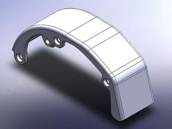 PS-R06 SHIMANO E8000 upper cover motor mount render