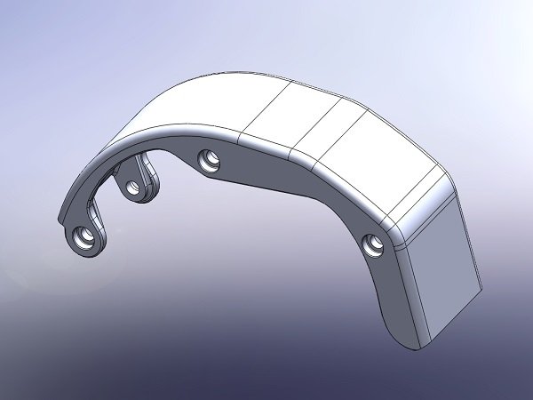 PS-R09 SHIMANO E7000 upper cover motor mount render