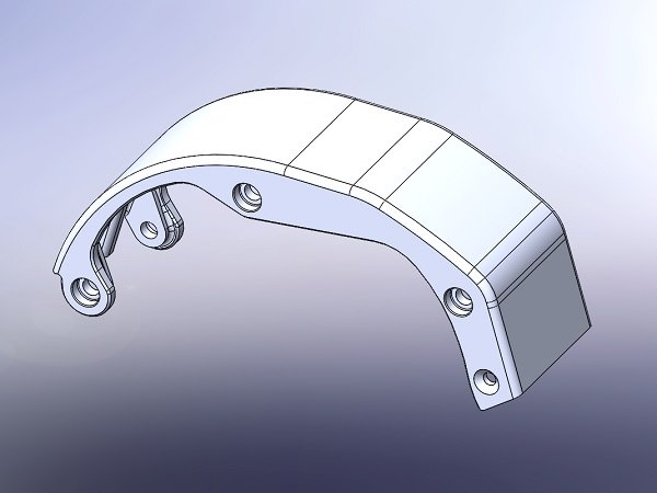 PS-R10 SHIMANO E7000 upper cover motor mount render