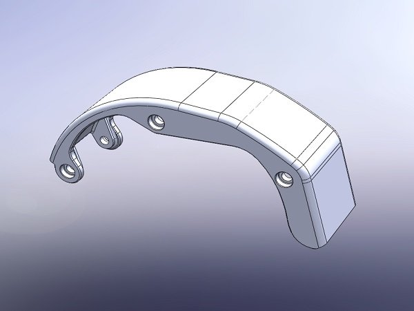 PS-R12 SHIMANO E6100 upper cover motor mount render