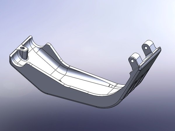 PS-R14 SHIMANO E6100 lower cover motor mount render