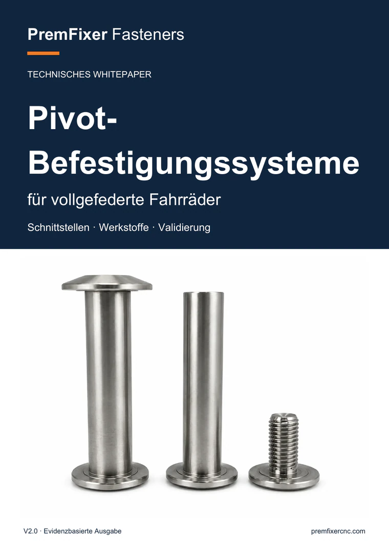 PremFixer Fasteners Drehpunkt Einband zum Whitepaper zur Schraubentechnik