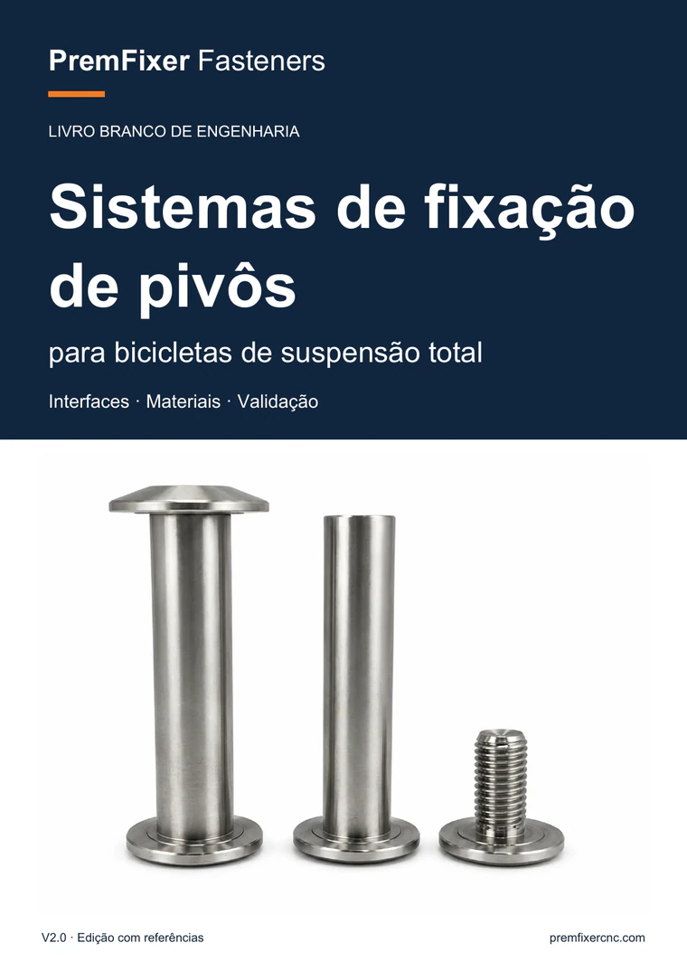 PremFixer Fasteners capa do white paper de engenharia de parafusos de pivô