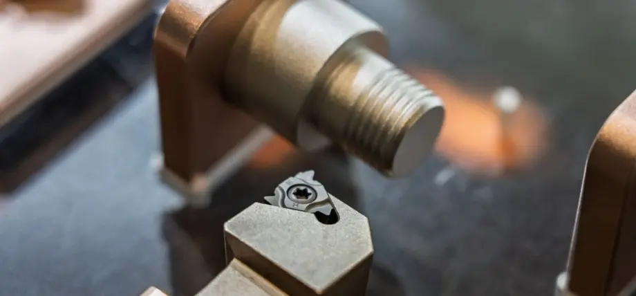 Powder coated aluminum part